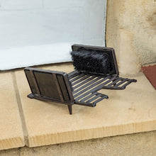 Load image into Gallery viewer, Cast Iron Traditional Shoe and Boot Mud Scraper With Brushes and Boot Jack