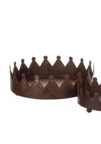 Rustic Crown Display Tray by Shoeless Joe - Large 30cm