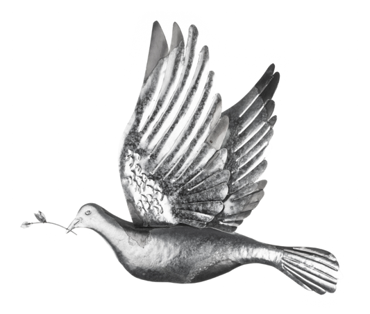 Dove of Peace Metal Wall Art by Shoeless Joe