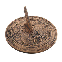 Load image into Gallery viewer, Moon Gazing Hare Terracotta Sundial - Lisa Parker Designs