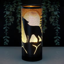 Load image into Gallery viewer, Wolf Song Large Aroma Diffuser Lamp by Lisa Parker