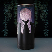 Load image into Gallery viewer, Moon Gazing Hares Large Aroma Diffuser Lamp by Lisa Parker