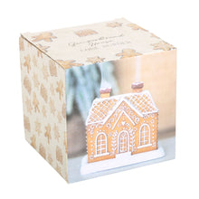 Load image into Gallery viewer, Iced Gingerbread House Ceramic Incense Burner with Chimneys

