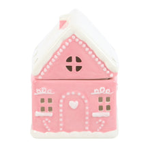 Load image into Gallery viewer, Cute Pink Gingerbread House Ceramic Oil Burner