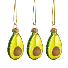 Load image into Gallery viewer, Mini Avocado Bauble Ornament Set by Sass & Belle