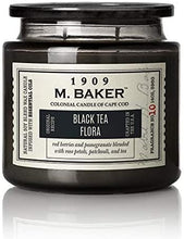 Load image into Gallery viewer, M Baker Colonial Candles of Cape Cod Large 14oz Black Tea Flora  Apothecary Candle