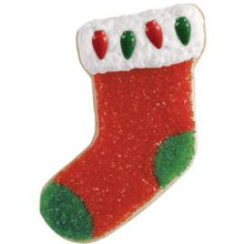 Load image into Gallery viewer, Wilton Jolly Shapes 4 Pieces Christmas Metal Cookie Cutter Set