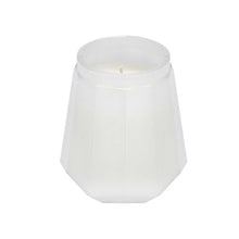Load image into Gallery viewer, Amber Smoke Large White Hexagonal Candle with Rose Gold Metal Lid 480g by Candlelight