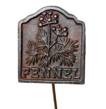 Load image into Gallery viewer, Cast Iron Heritage Herb Garden Set of 8 Plant Markers by Ascalon
