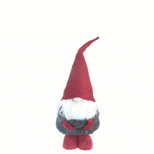 Load image into Gallery viewer, Large Nordic Felt Santa Figure with Heart and Extending Legs 60-80cm
