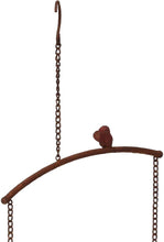 Load image into Gallery viewer, Rustic Metal Hanging Herb or Succulents Garden with 3 Pots and Birds