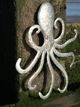 Load image into Gallery viewer, Octopus Tin Metal Wall Art by Shoeless Joe
