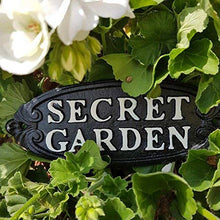 Load image into Gallery viewer, Secret Garden Vintage Cast Iron Sign