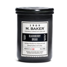 Load image into Gallery viewer, M Baker Colonial Candles of Cape Cod 8z Blackberry Briar Apothecary Candle