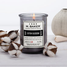 Load image into Gallery viewer, M Baker Colonial Candles of Cape Cod 8oz Cotton Blossom Apothecary Candle