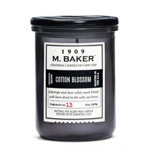 Load image into Gallery viewer, M Baker Colonial Candles of Cape Cod 8oz Cotton Blossom Apothecary Candle