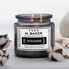 Load image into Gallery viewer, M Baker Colonial Candles of Cape Cod Large 14oz Cotton Blossom Apothecary Candle