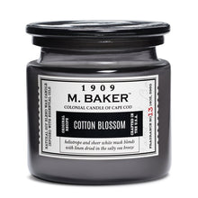 Load image into Gallery viewer, M Baker Colonial Candles of Cape Cod Large 14oz Cotton Blossom Apothecary Candle
