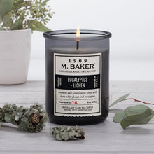 Load image into Gallery viewer, M Baker Colonial Candles of Cape Cod 8oz Eucalyptus & Lichen Apothecary Candle