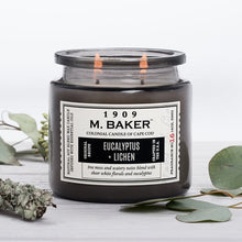 Load image into Gallery viewer, M Baker Colonial Candles of Cape Cod Large 14oz Eucalyptus &amp; Lichen Apothecary Candle
