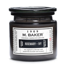 Load image into Gallery viewer, M Baker Colonial Candles of Cape Cod Large 14oz Rosemary & Ivy Apothecary Candle