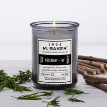 Load image into Gallery viewer, M Baker Colonial Candles of Cape Cod 8oz Rosemary & Ivy Apothecary Candle