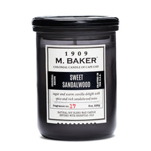 Load image into Gallery viewer, M Baker Colonial Candles of Cape Cod 8oz Sweet Sandalwood Apothecary Candle