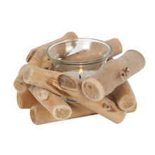Load image into Gallery viewer, Pair of Driftwood Single Candle Holders by Driftwood Dreams