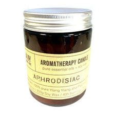 Load image into Gallery viewer, Amber Jar Aromatherapy Candles 100% Natural Soy Wax and Essential Oils Vegan
