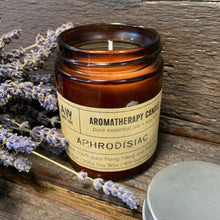 Load image into Gallery viewer, Amber Jar Aromatherapy Candles 100% Natural Soy Wax and Essential Oils Vegan