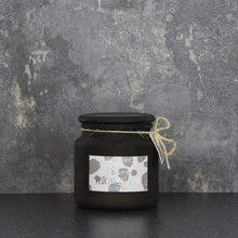 Load image into Gallery viewer, Large Frosted Peace Redcurrant &amp; Ivy Grey Jar Candle by Candlelight
