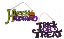 Load image into Gallery viewer, Happy Halloween Trick or Treat Signs