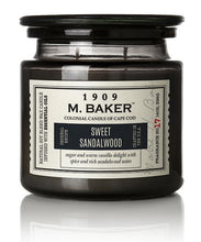 Load image into Gallery viewer, M Baker Colonial Candles of Cape Cod Large 14oz Sweet Sandalwood Apothecary Candle