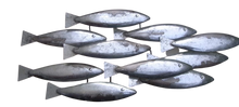 Load image into Gallery viewer, Stylish Shoal Of Fish Wall Art Metal Wall Art by Shoeless Joe
