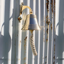Load image into Gallery viewer, Classic Solid Brass Yacht Bell - Interior or Exterior Use
