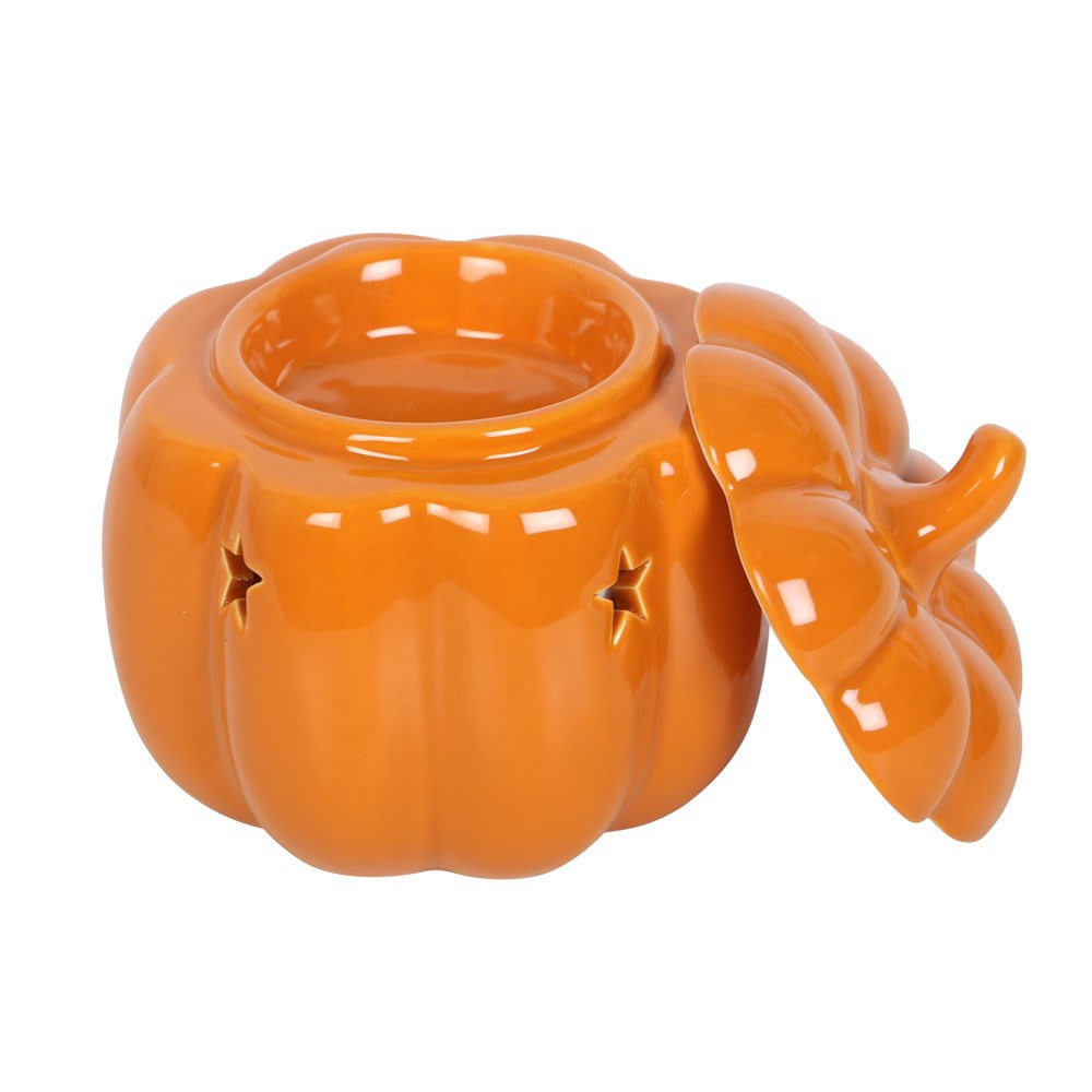 Stars Ceramic Orange Pumpkin oil or wax warmer for Halloween – The Useful  Shop