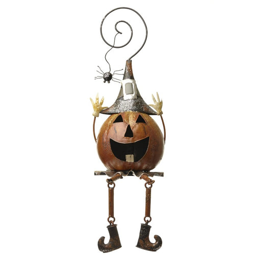 Metal Pumpkin Character Figure Lantern for Halloween