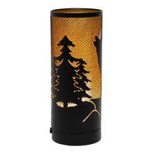 Load image into Gallery viewer, Wolf Song Large Aroma Diffuser Lamp by Lisa Parker
