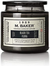 Load image into Gallery viewer, M Baker Colonial Candles of Cape Cod Large 14oz Black Tea Flora  Apothecary Candle
