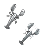 Lobster Metal Wall Art Set by Shoeless Joe