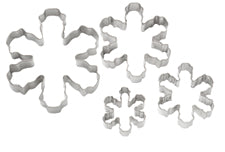 Wilton 4 piece snowflake cookie cutter set