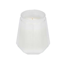 Load image into Gallery viewer, Amber Smoke Large White Hexagonal Candle with Rose Gold Metal Lid 480g by Candlelight

