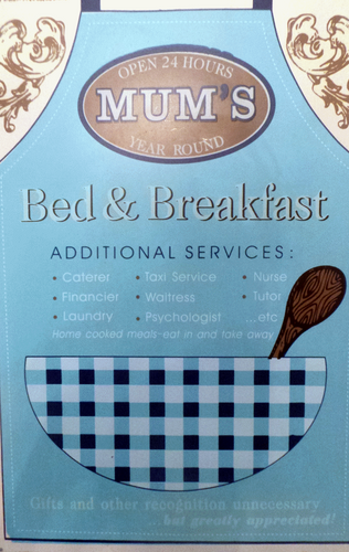 Mums Bed & Breakfast Vintage Metal Sign Large-The Useful Shop