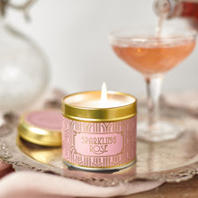 Load image into Gallery viewer, Country Candle Sparkling Rosé Happy Hour Luxury Tin Candle
