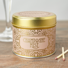 Load image into Gallery viewer, Country Candle Champagne Mist Happy Hour Luxury Tin Candle
