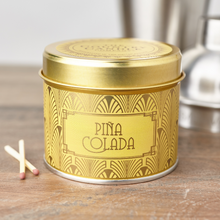 Load image into Gallery viewer, Country Candle Pina Colada Cocktail Happy Hour Luxury Tin Candle
