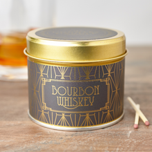 Load image into Gallery viewer, Country Candle Bourbon Whiskey Happy Hour Luxury Tin Candle
