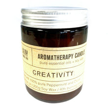 Load image into Gallery viewer, Amber Jar Aromatherapy Candles 100% Natural Soy Wax and Essential Oils Vegan
