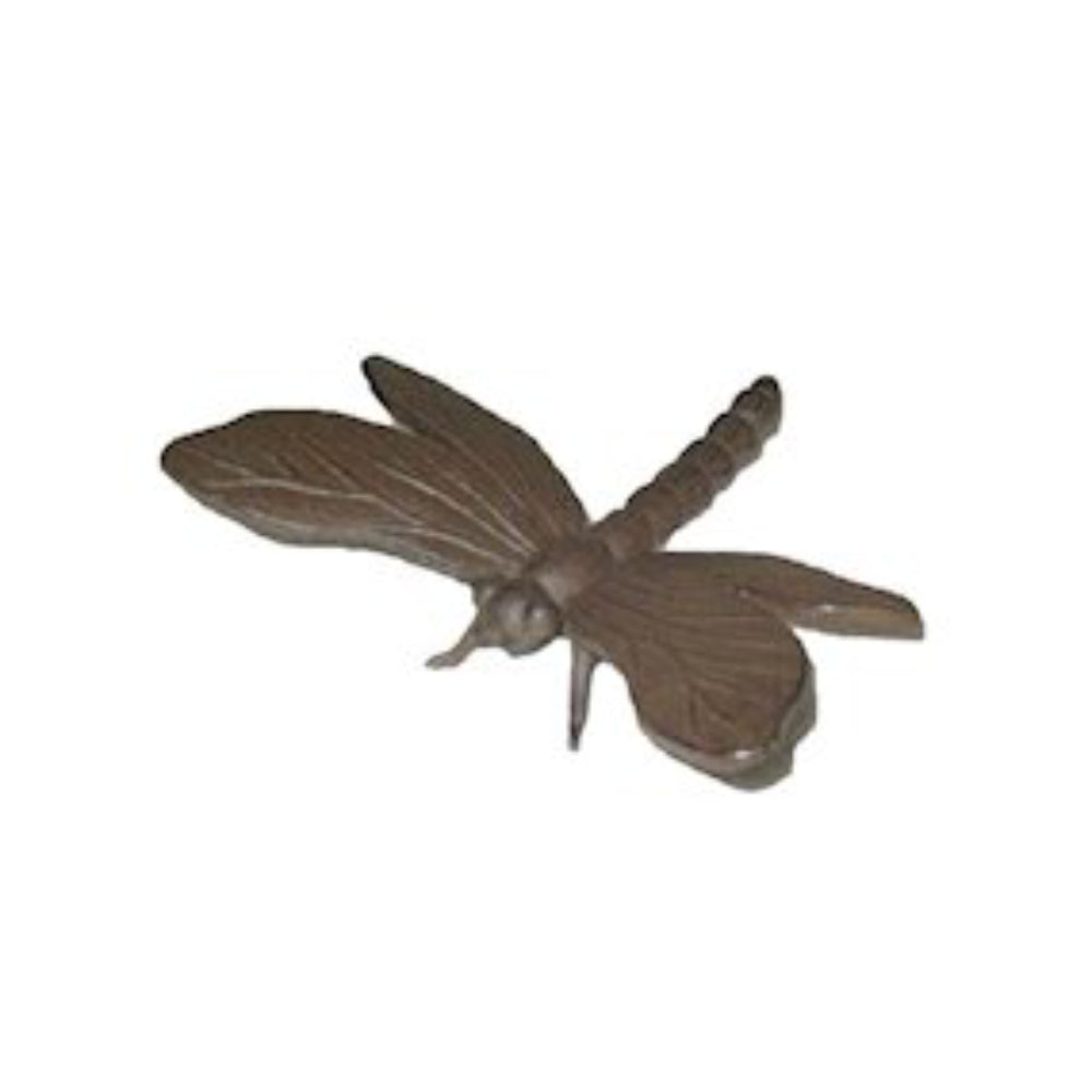 Cast Iron Dragonfly Ornament for Home and Garden, Plants Post and Patio by Ascalon