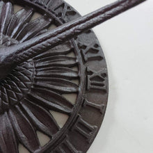 Load image into Gallery viewer, Sunflower and Bird Cast Iron Sundial for Patios and Gardens by Ascalon
